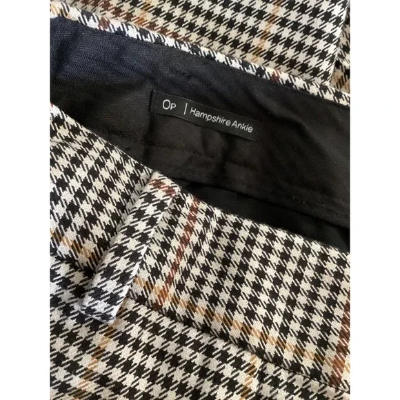 Talbots Hampshire Ankle Pants Houndstooth Women's Size 0P Petites - Picture 5 of 6